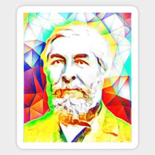 Jean Charles Galissard de Marignac Colourful Portrait | Jean Charles Galissard de Marignac Artwork 9 Sticker